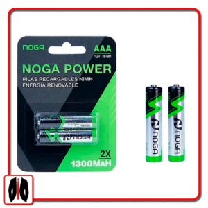 PILAS RECARGABLES NOGANET AAA 1300 MAH X 2 1.2V
