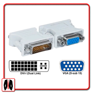 ADAPTADOR DVI-I M A VGA H - ANALOGICO - NO FUNCIONA EN MOTHERS Y PLACAS VIDEO ULTIMA GENERACION
