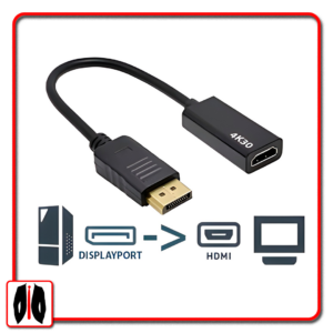 ADAPTADOR DISPLAYPORT M A HDMI H - NO ES BIDIRECCIONAL - 4K 30HZ 1080P