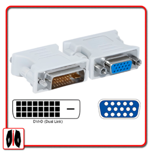 ADAPTADOR DVI-D M A VGA H - ANALOGICO - NO FUNCIONA EN MOTHERS Y PLACAS VIDEO ULTIMA GENERACION